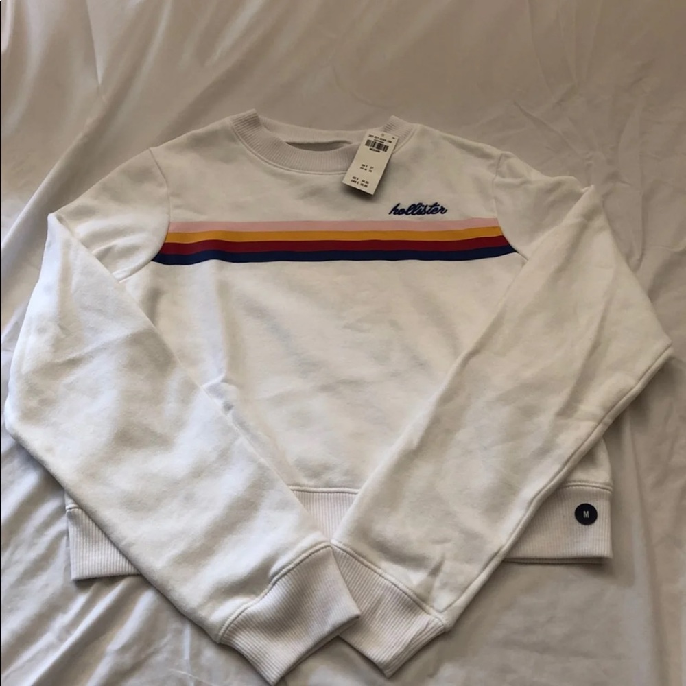 Hollister mock crew neck